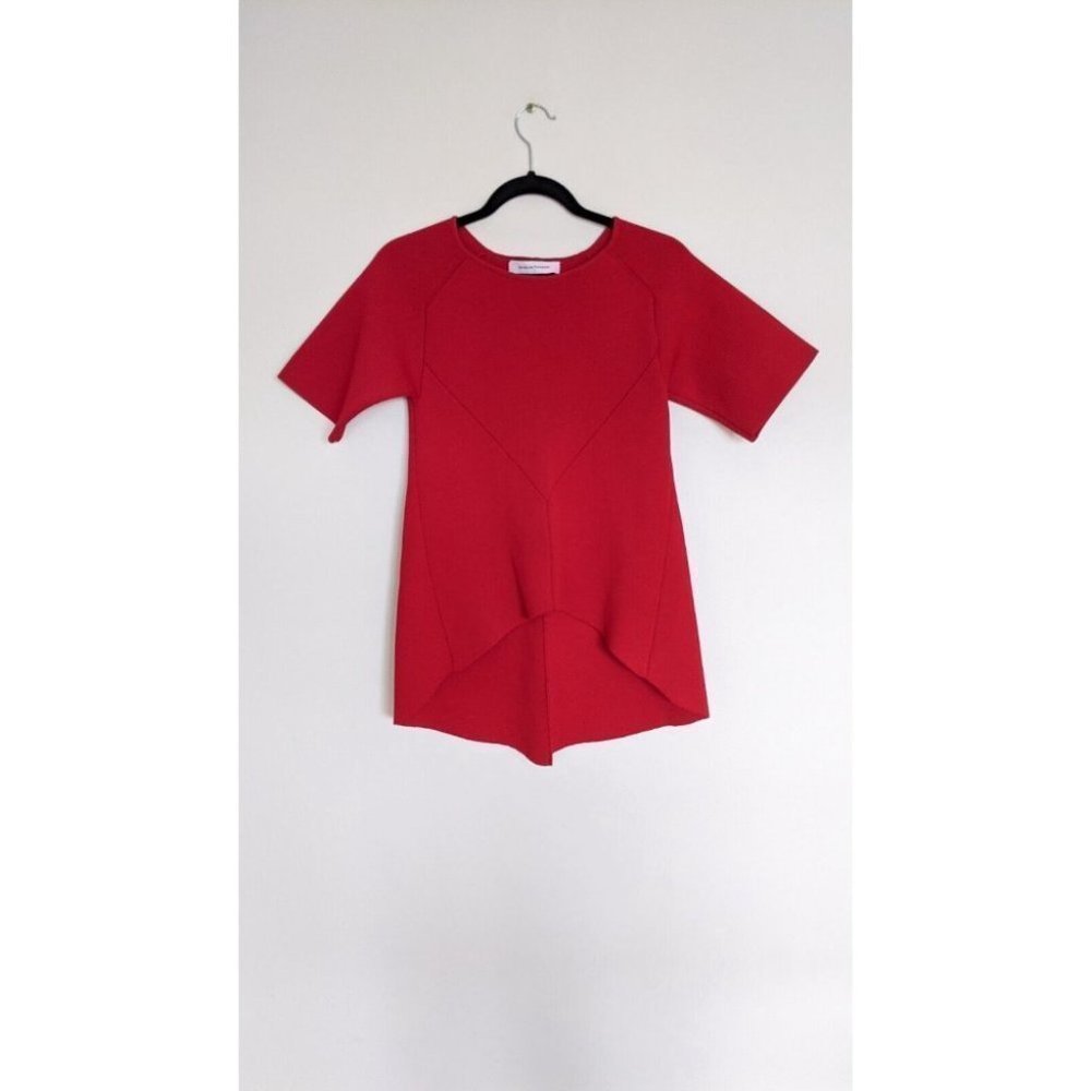 Scanlan Theodore Milano Crepe Knit Cylinder top size 8 - Picture 3 of 7